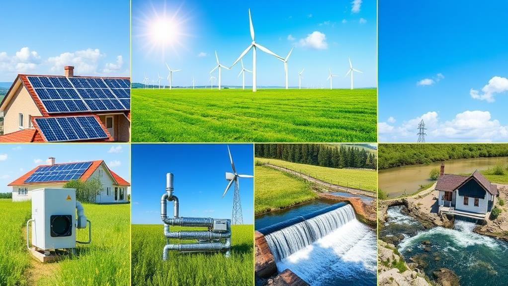 renewable energy system types