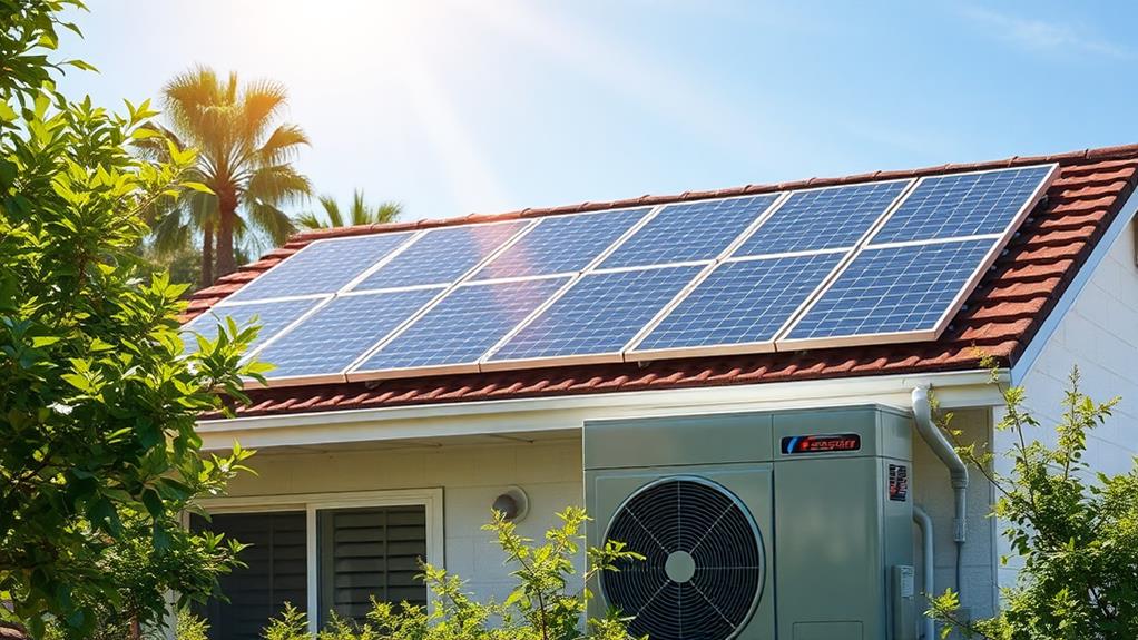 solar air conditioner operation