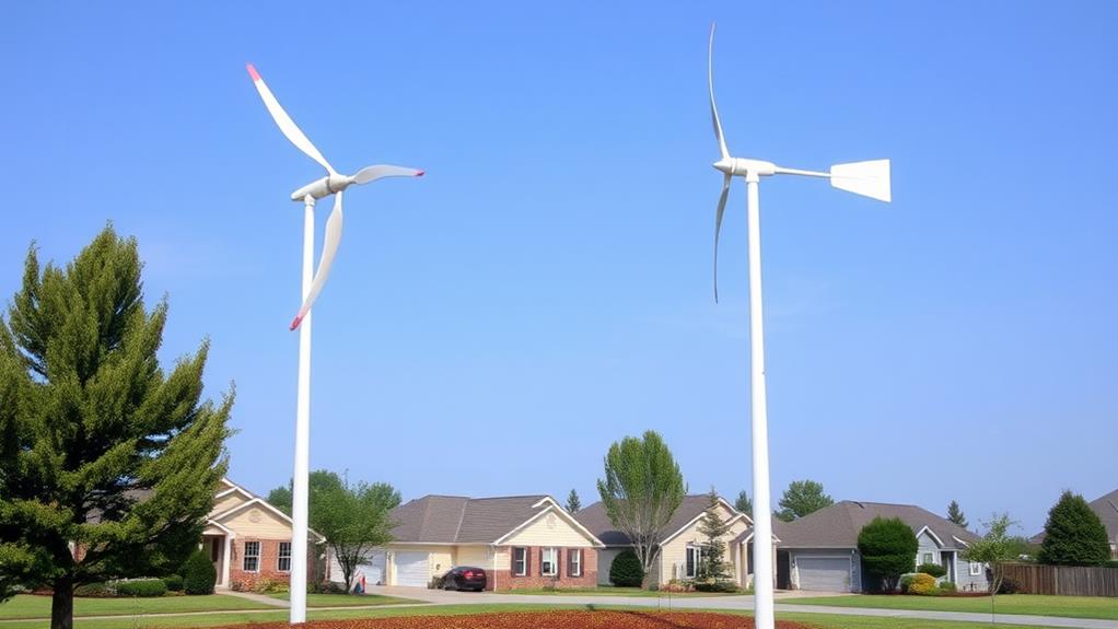 vertical axis wind turbines types