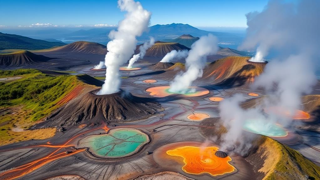 volcanic region exploration activities